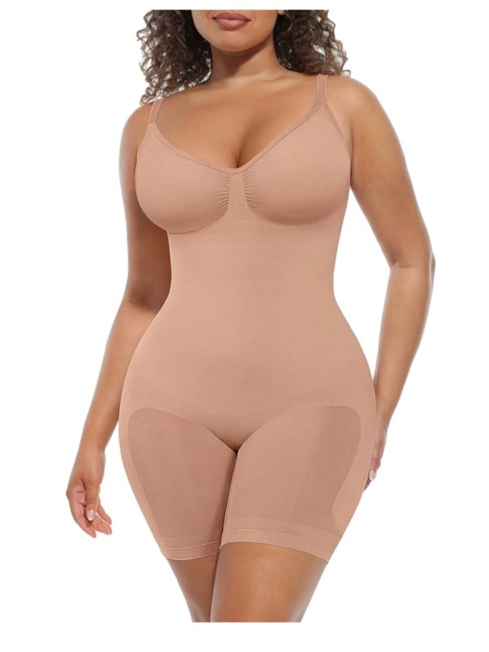 Shapewear Tummy Control Seamless Bodysuit Hip Enhancer Body Shaper BEIGE XL/XXL